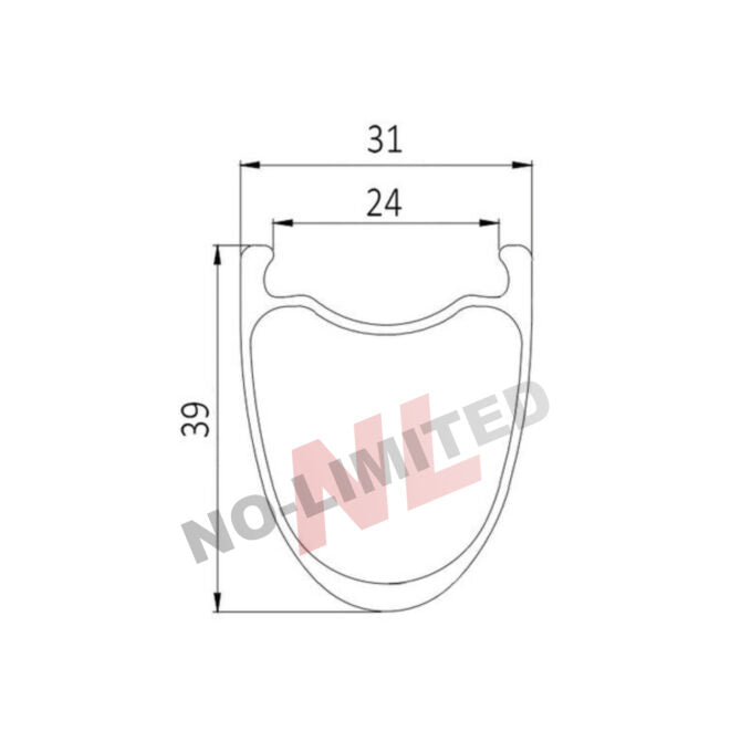 No Limited PRO RACE 39 Disc Gravel wheels