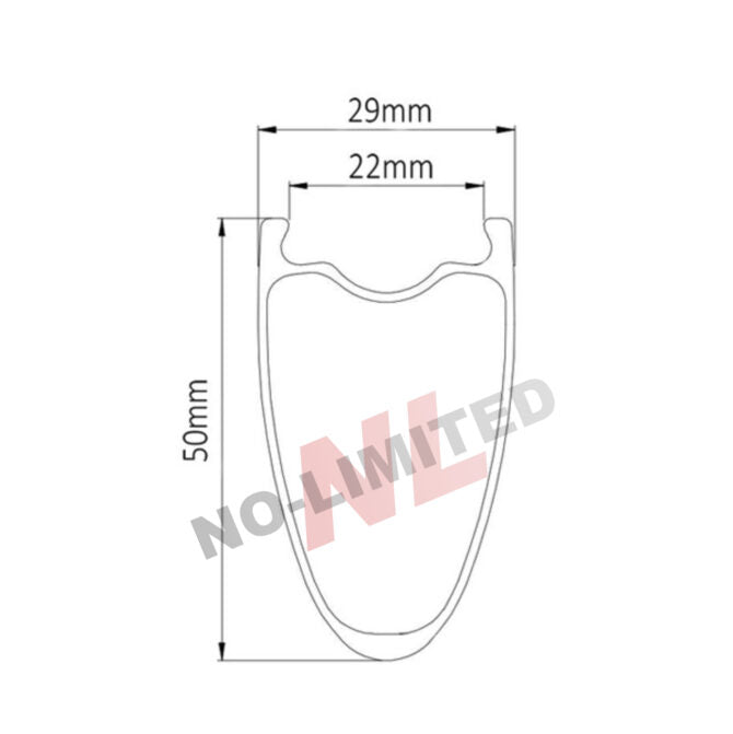 No Limited SPRINT 50 Disc SL centerlock wheels